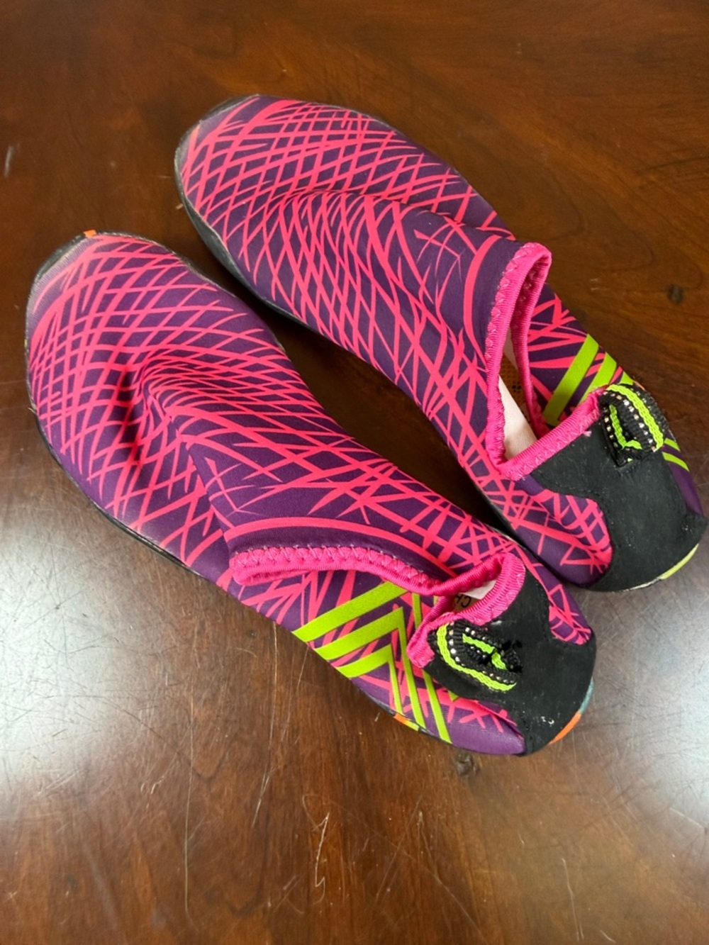 Kids Pink & Purple Water Shoes - Lightweight Swim‎ Socks